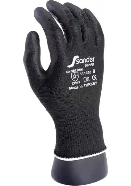 Sander Pu 111330 Montaj Eldivenleri İş Güvenliği ve Hareket Kabiliyeti Sağlayan Koruyucu Ürün