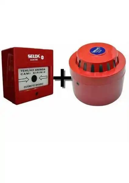 Selda 220 V Yangın İhbar Butonu ve İkaz Sireni Güvenlik Çözümü Ürün Tanıtımı