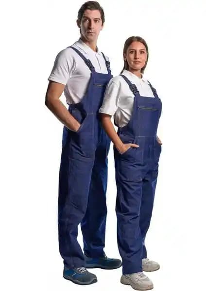 Şensel Kışlık Kot Bahçıvan Tulum: Dayanıklı ve Şık Unisex Kış Tulumları