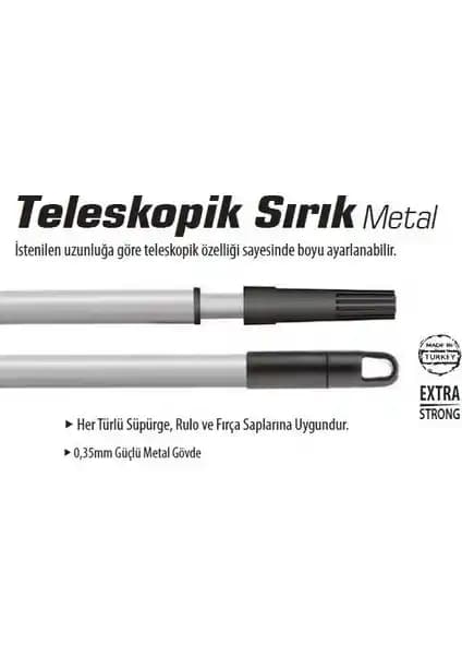 SGS Teleskopik Metal 3Metre Sırık: Çok Amaçlı ve Dayanıklı Temizlik Çözümü