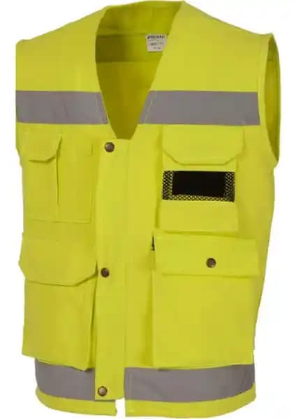 Ssm Neon Harman Kumaş Sarı Haritacı Yeleği İncelemesi ve Detaylar