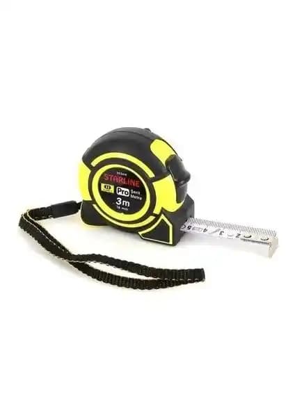 Starline 3 Metre Şerit Metre -Dayanıklı ve Kullanışlı Ölçüm Aracı