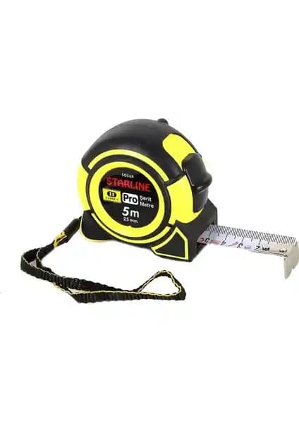 Starline 5G48E Şerit Metre: Dayanıklı ve Hassas Ölçüm Aracı İnşaat ve Marangozluk İçin