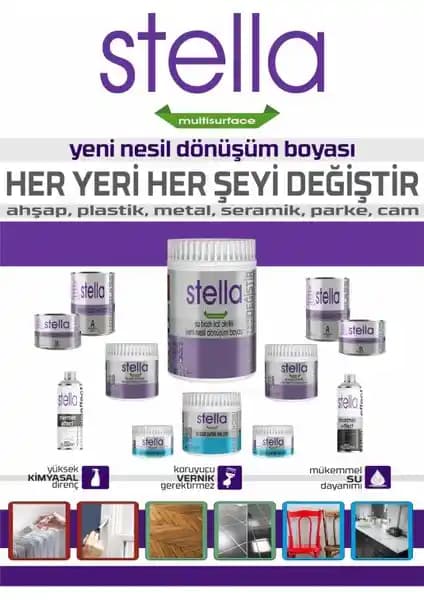 Stella Saf Akrilik Boya: Çok Yönlü ve Yüksek Performanslı Su Bazlı Boya Çözümü