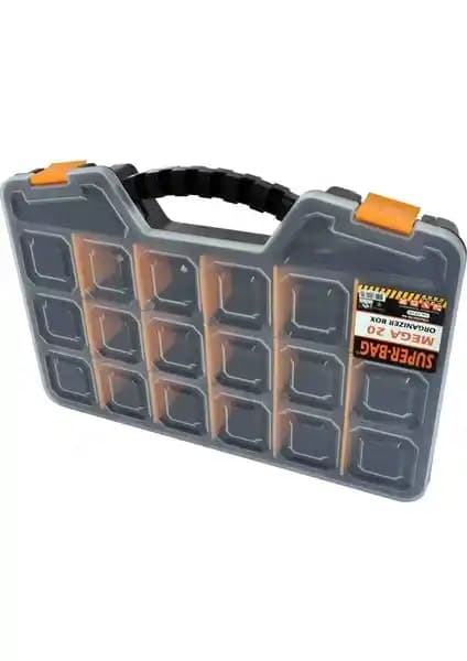 Super Bag Civata Çantası Mega 20: Dayanıklı ve Çok Bölmeli Saklama Çözümü