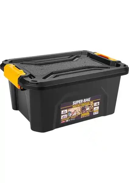 Super-Bag Saklama Kutusu 12 Litre Dayanıklı ve Çok Amaçlı Depolama Çözümü