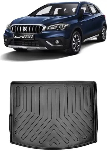 Suzuki S-Cross 2022 Sonrası İçin Yüksek Kaliteli 3D Bagaj Havuzu Siyah