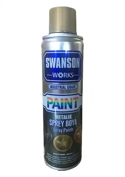 Swanson Works Metalik Sprey Boya Gümüş 400 ml ile Estetik ve Dayanıklı Kaplamalar