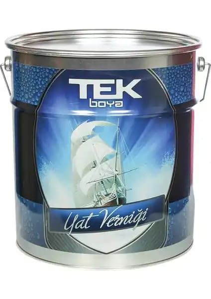 Tek Boya Yat Vernik 2,5 Lt Dış Mekan ve Denizcilik İçin Yüksek Dayanıklılık Sağlayan Vernik