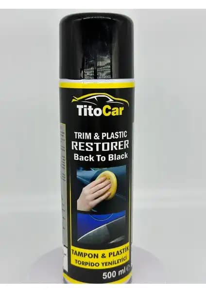 Titocar Plastik Yenileme Spreyi 500ML: Aracınızın Plastik Yüzeylerini Yenileyin ve Koruyun