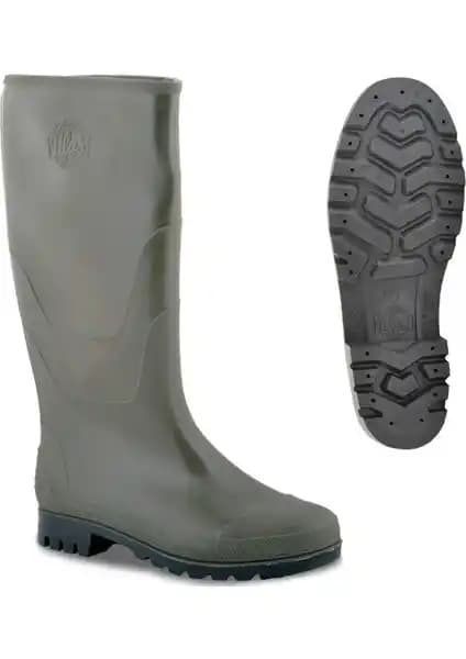 Ulaş PVC Uzun Haki Renk Çizme: Dayanıklı ve Konforlu Balıkçılık Ayakkabısı