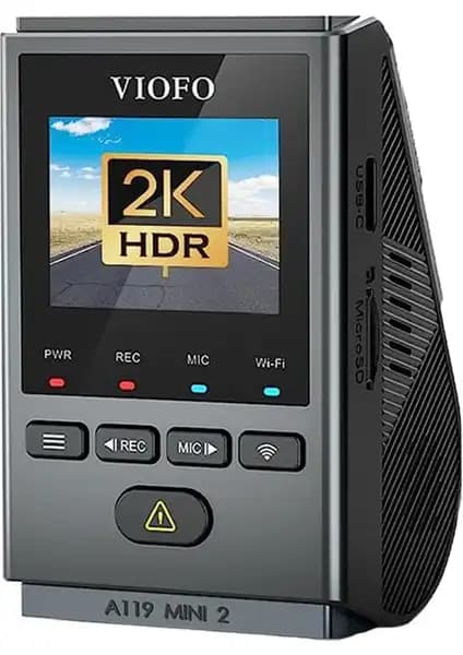 Viofo A119 Mini-2 HDR 2K 60FPS ve GPS ile Güvenliğinizi Artıran Araç Kamerası