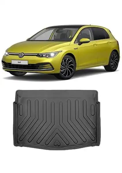 Volkswagen Golf 8 için 2021 Model 3D Bagaj Havuzu ve Alt Konum Koruma Ürünü