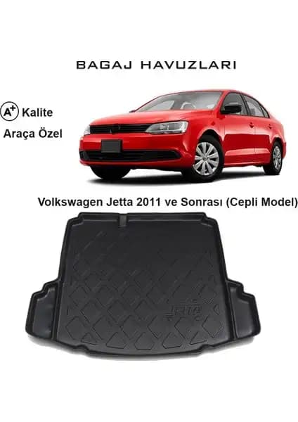 Volkswagen Jetta 2011 ve Sonrası İçin Dayanıklı 3D Bagaj Havuzu ve Özellikleri