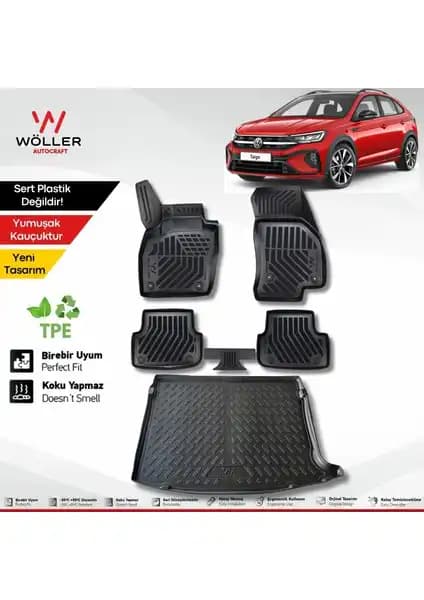 Vw Taigo 2022 Sonrası İç ve Bagaj Koruma Seti Dayanıklı ve Kolay Kullanımlı