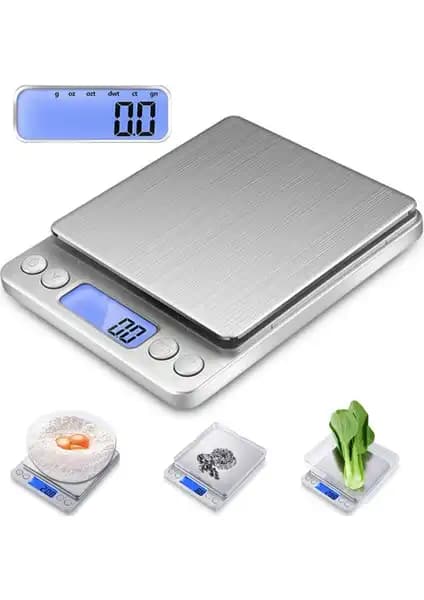 Weather Forecast WF Dijital Hassas Terazi 2000 gram kapasite ve 0.1 gram hassasiyet ile kullanışlı ölçüm aracı