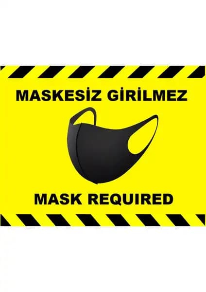 Weppe Sticker Sosyal Mesafe Maske Uyarı: Güvenlik ve Farkındalık İçin Etkili Çözüm
