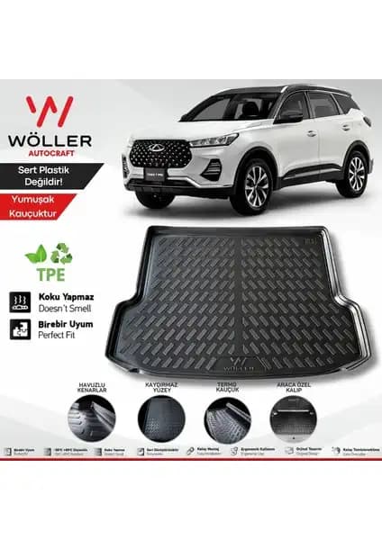 Wöller Chery Tiggo 7 Pro Bagaj Havuzu 2022 Sonrası Esnek ve Dayanıklı Ürün Özellikleri