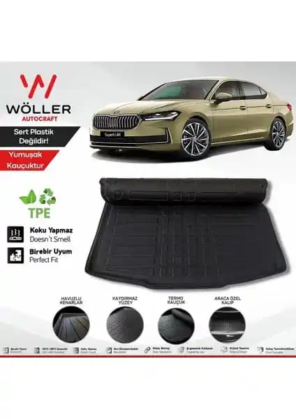 Wöller Skoda Superb 2024 Sonrası İçin Esnek ve Dayanıklı Bagaj Havuzu İncelemesi