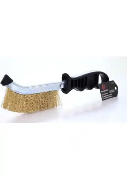 Worldforce 250mm Pirinç Tel Fırça ile Metal Yüzeylerde Güçlü ve Güvenilir Temizlik Çözümü