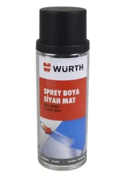 Würth Mat Siyah Sprey Boya: Otomotiv ve Endüstriyel Uygulamalar İçin Yüksek Kaliteli Kaplama
