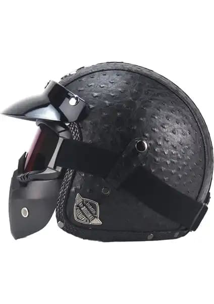 Xundian Retro Harley Kask: Şık ve Güvenli Motosiklet Kaskı Çeşitleri ve Özellikleri