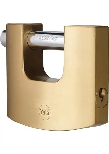 Yale 80 mm Oval Kayar Pimli Pirinç Asma Kilit Güvenlik ve Dayanıklılık Özellikleri