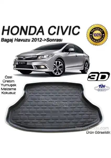 Yeni Honda Civic Sedan İçin Dayanıklı ve Estetik Bagaj Havuzu Çözümü