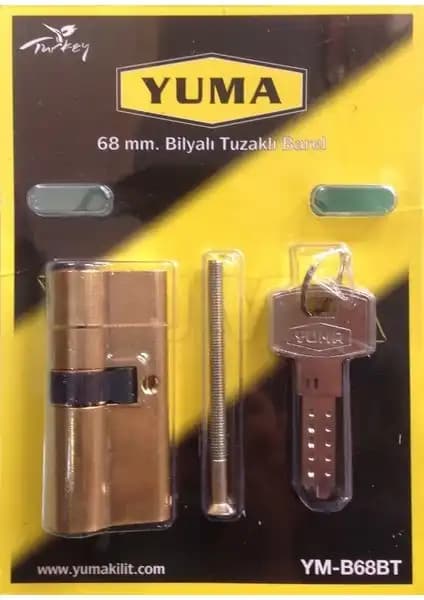 Yuma 68 mm Bilyalı Tuzaklı Barel Güvenlik Kilidi Güçlü ve Dayanıklı Koruma Çözümü