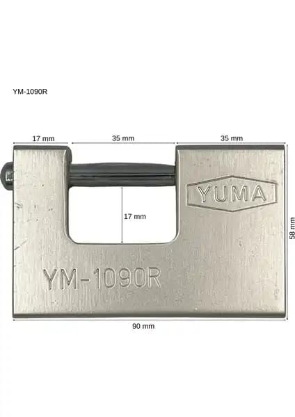 Yuma Kilit Yuma Asma Kilit 90 mm Güçlü ve Dayanıklı Güvenlik Çözümü
