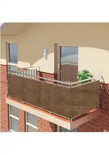 Altın Pamuk Balkon Perdesi Karşılaştırması Düz Kahve ve Kuşgözlü Modeller