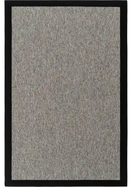 Cool Halı Londra Siyah Keten Hav ve Milano 666 Gri Hasır Dokulu Halı Karşılaştırması