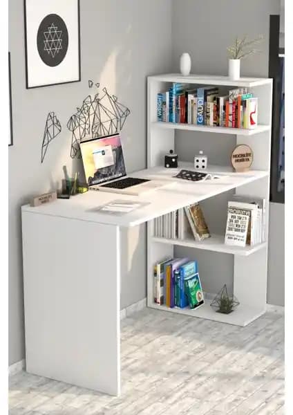 Moonlife Çınar ve Hipo Kitaplıklı Çalışma Masaları Karşılaştırması