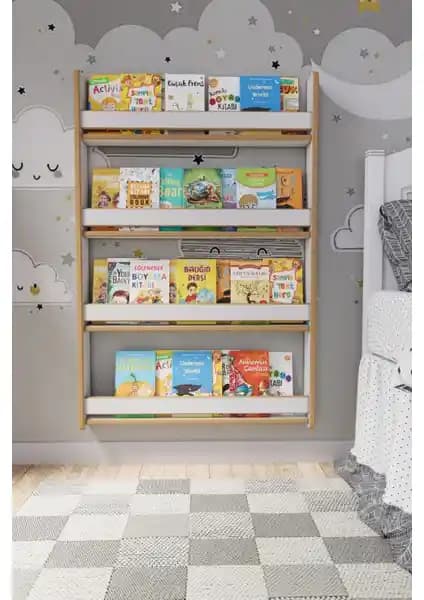 Zeo Wood Design Montessori Çocuk Kitaplığı Karşılaştırması 80 cm ve 60 cm Modelleri