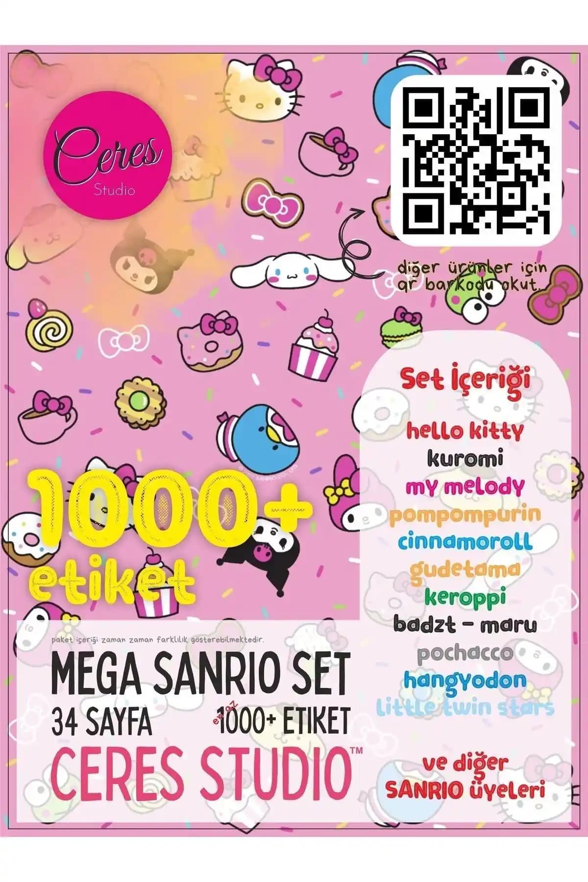 Ceres Studio ve hdsticker Sticker Setleri Karşılaştırması Sanrio Hayranları İçin Rehber