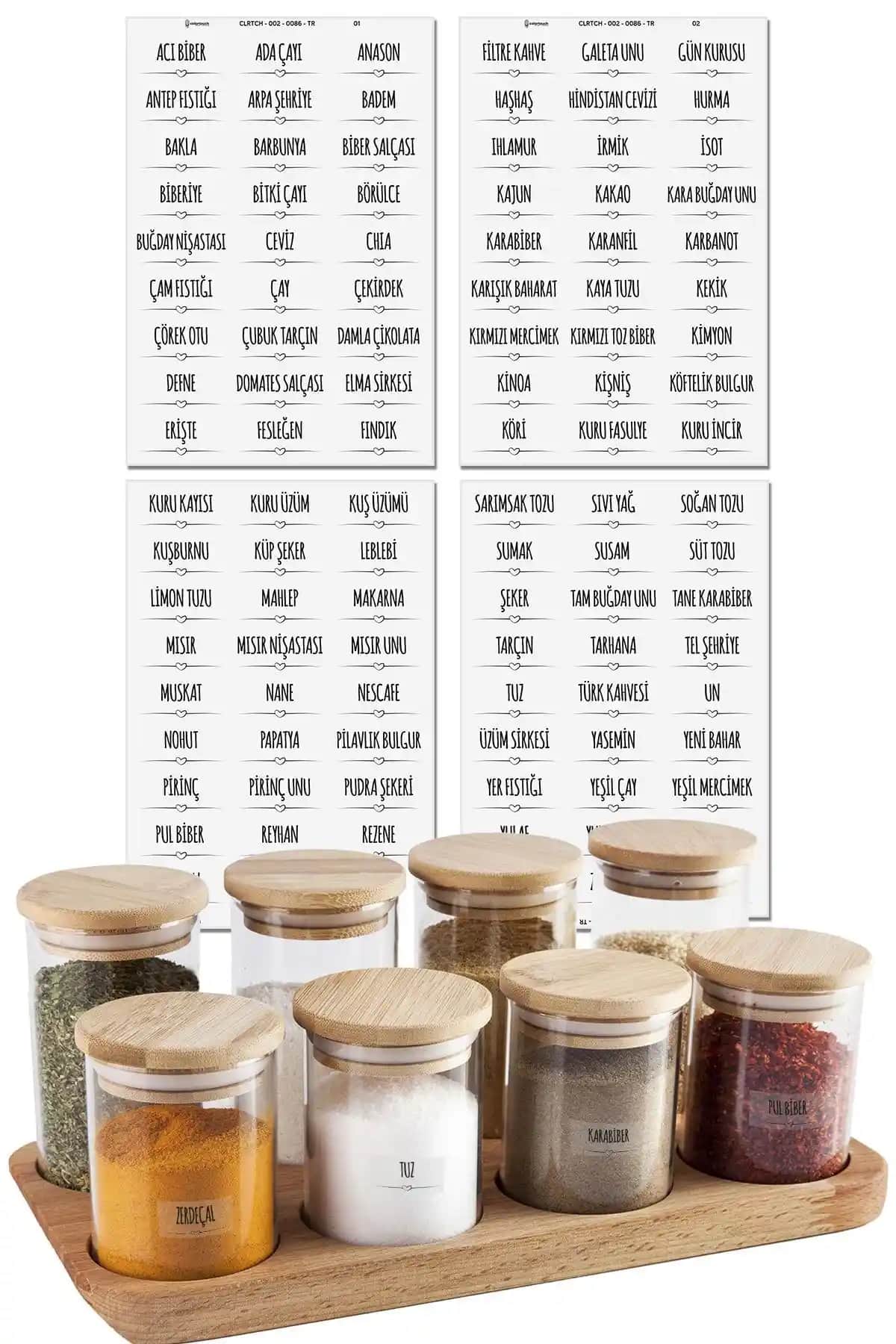 ColorTouch Baharat Etiketleri Karşılaştırması: Şeffaf ve Baskılı Modellerin Özellikleri