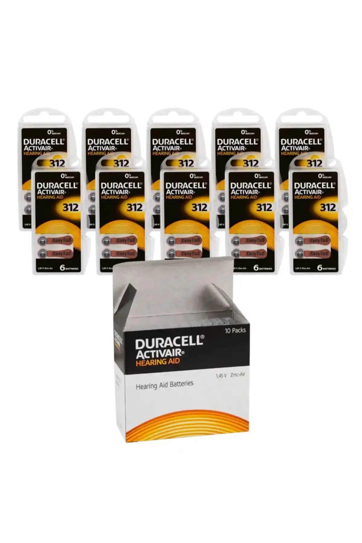 Duracell 312 ve Siemens Signia 10 İşitme Cihazı Pilleri Karşılaştırması