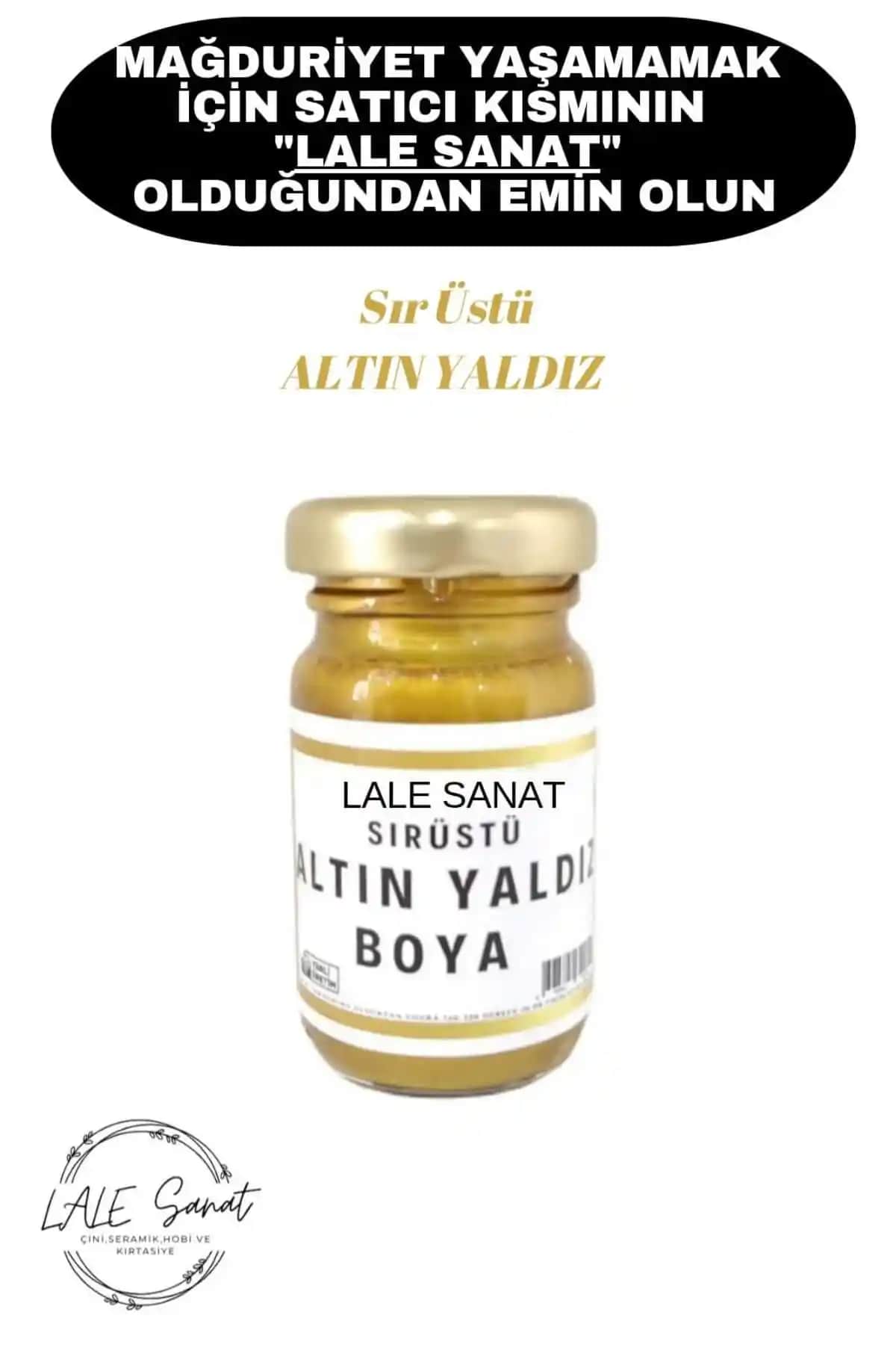 ArtElegant Sır Üstü Altın Yalız Boya: Estetik ve Dayanıklı Seramik ve Porselen Boya Seçenekleri