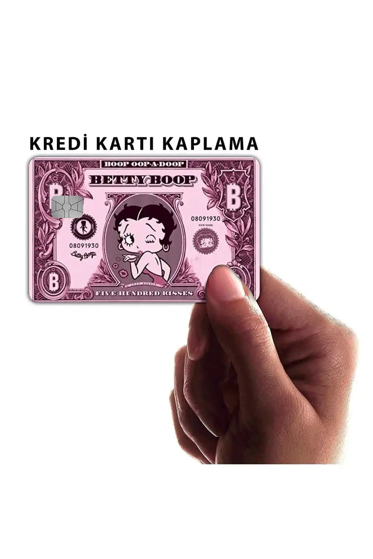 Betty Boop ve Kurtlar Vadisi Polat Kredi Kartı Kaplama Sticker Karşılaştırması