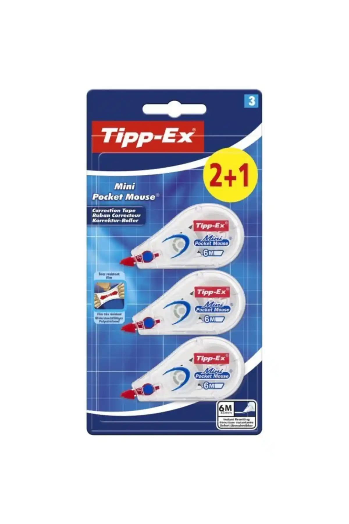 Bic Tipp-Ex Mini Pocket Mouse: Kompakt ve Dayanıklı Kalem Düzeltici Ürün Özellikleri