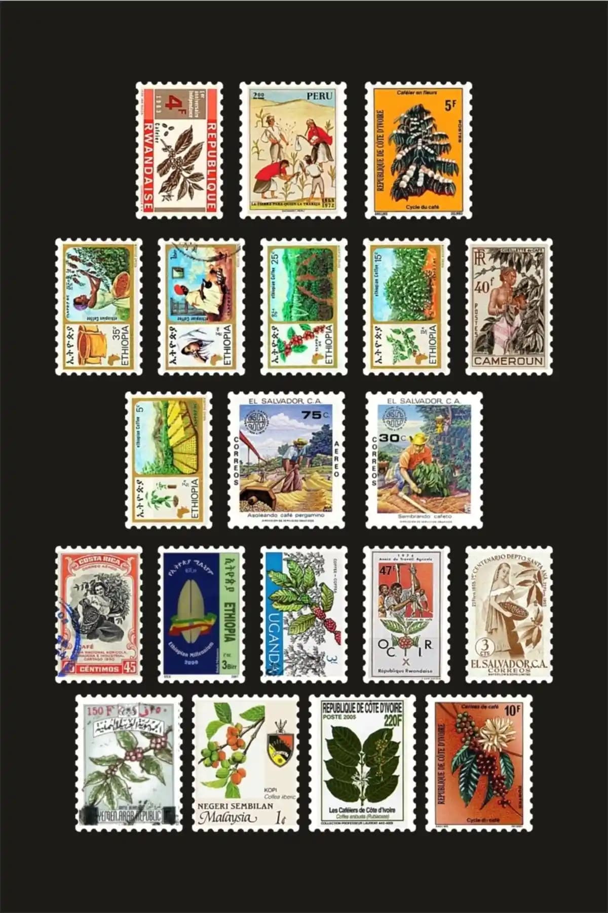 ENGINPRINT Vintage Pul ve Travel Temalı Sticker Karşılaştırması ve Özellikleri