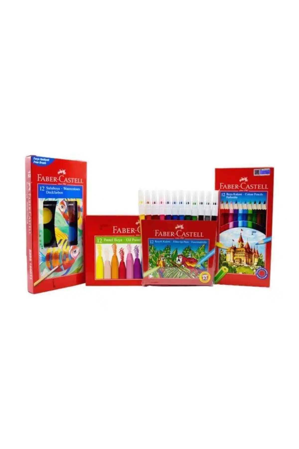 Faber Castell 4'lü Boya Seti: Renkli ve Güvenilir Sanat Malzemeleri