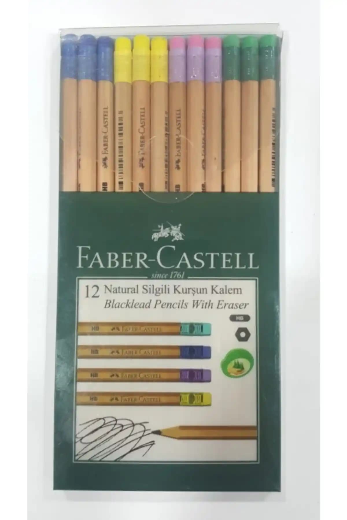 Faber Castell Natural Silgili Kurşun Kalem 12'li: Yüksek Kalite ve Güvenilirlik ile Yazma ve Çizim