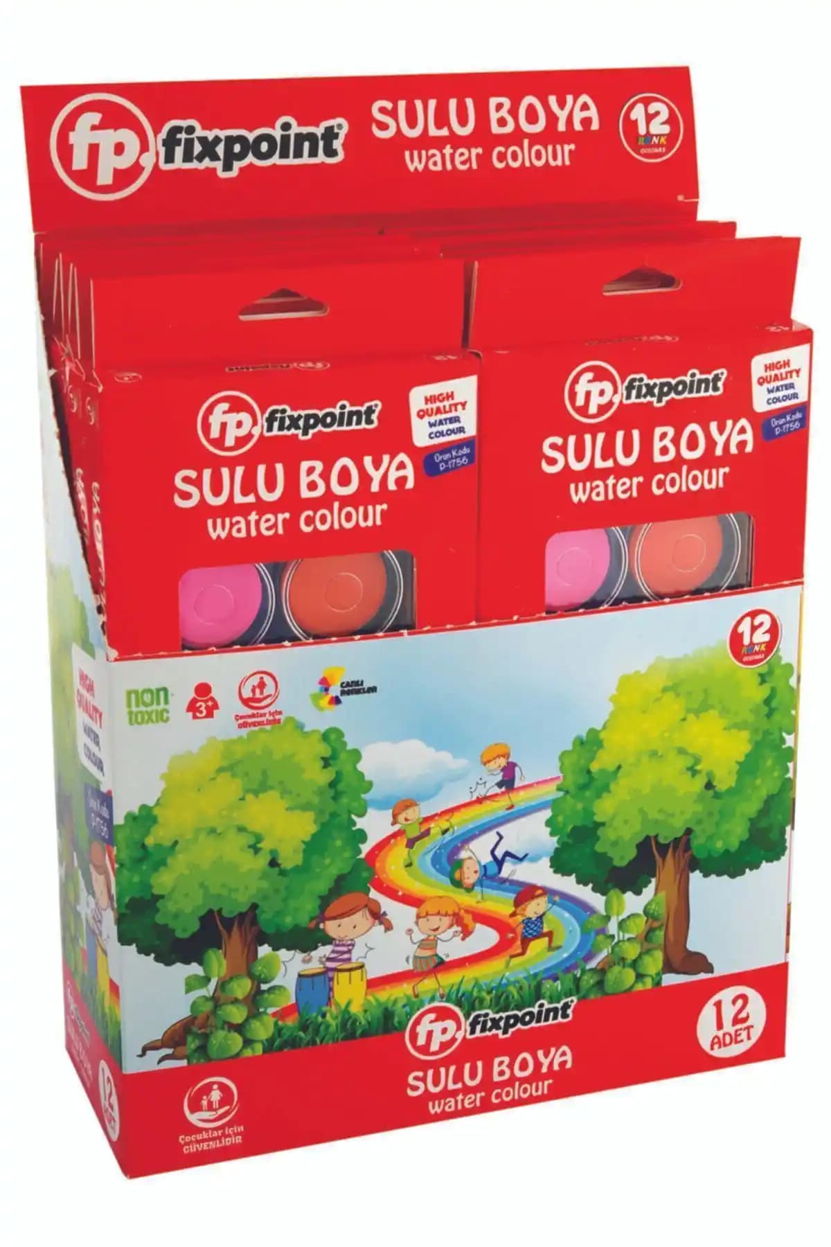 FixPoint 12 Renk Sulu Boya: Yaratıcı Sanatlar İçin Güvenilir ve Renkli Seçenek