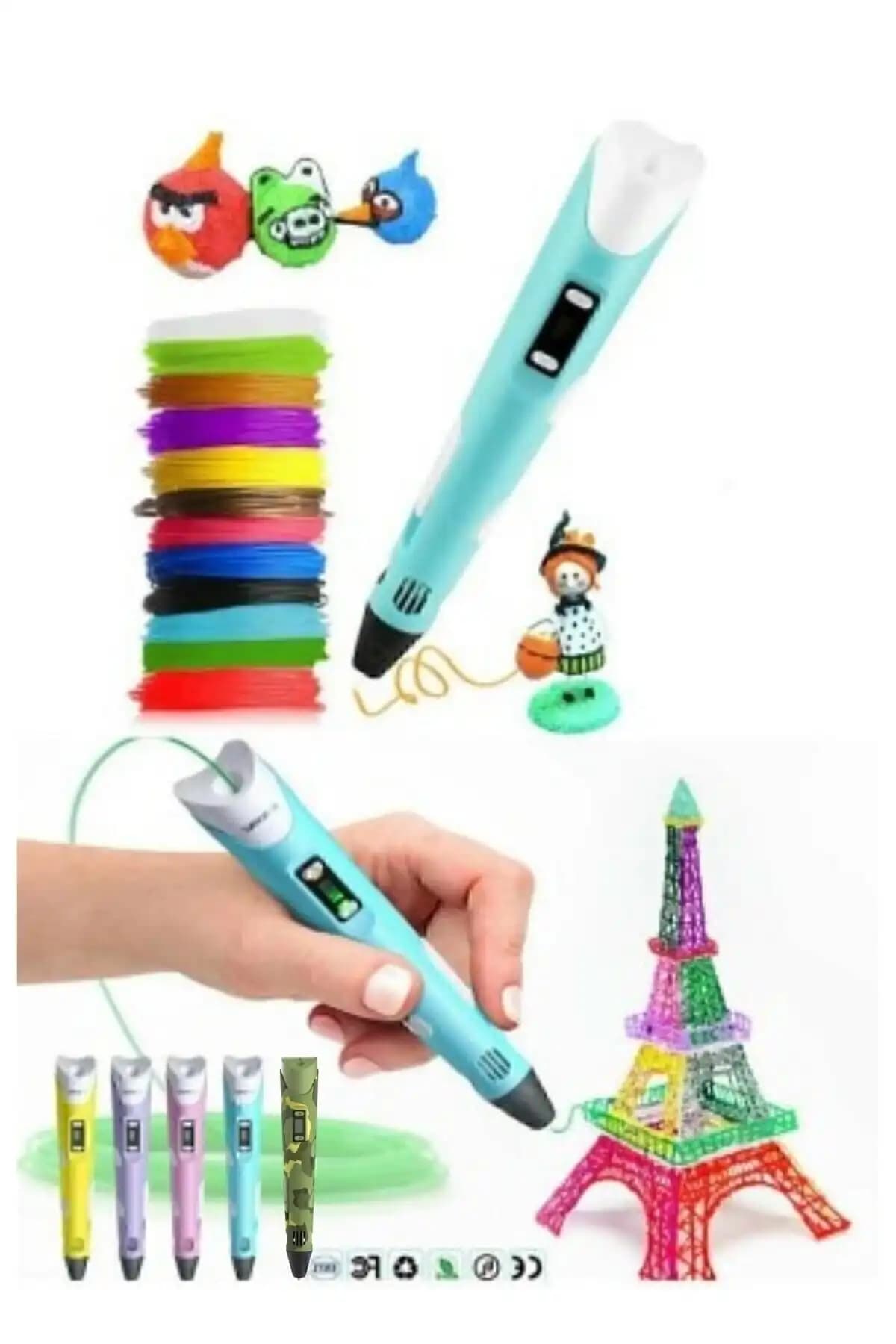 Genel Markalar 3D Pen: Güvenli ve Çok Renkli Yaratıcılık İçin Yenilikçi Yazıcı Kalemi