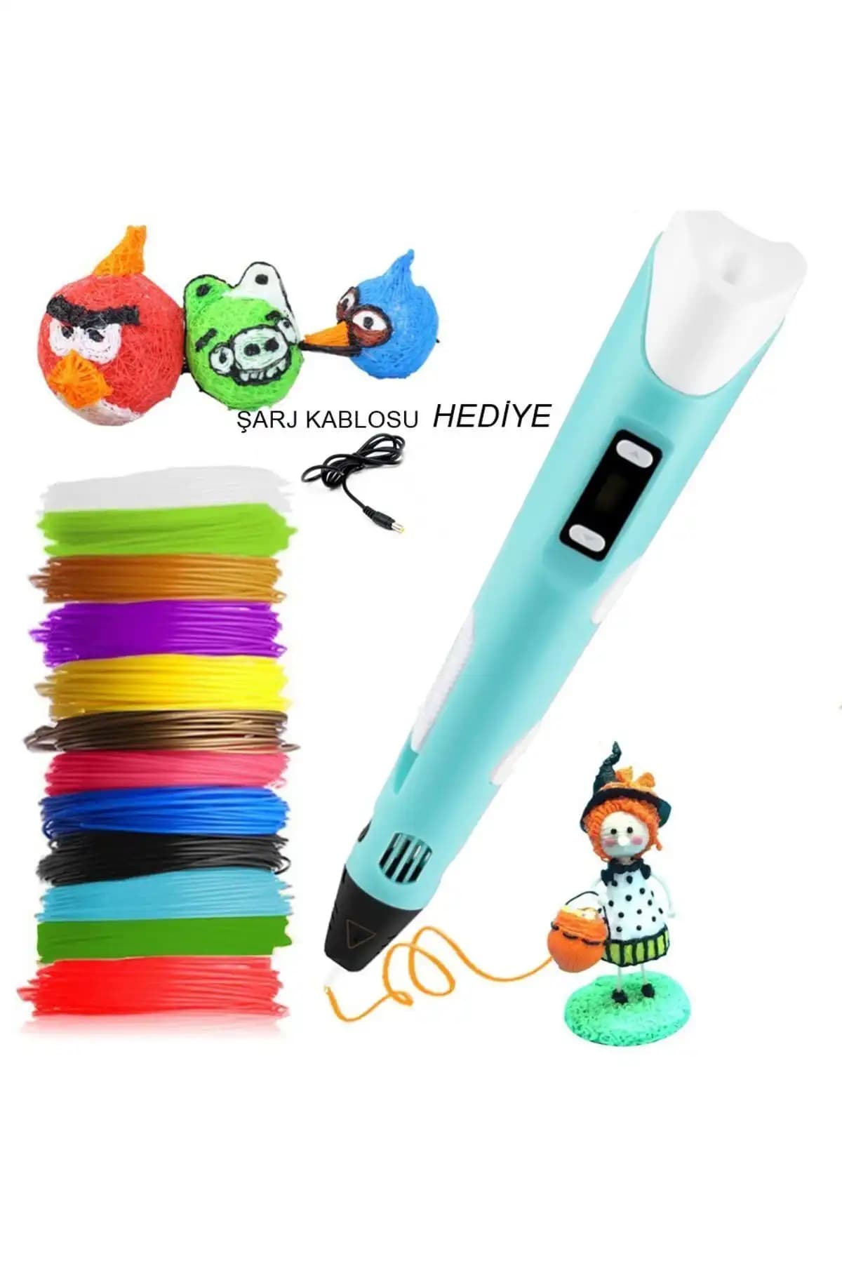 Havana Renkli 3D Kalem Pen: Çocuklar İçin Güvenli ve Yaratıcı Tasarım Aracı