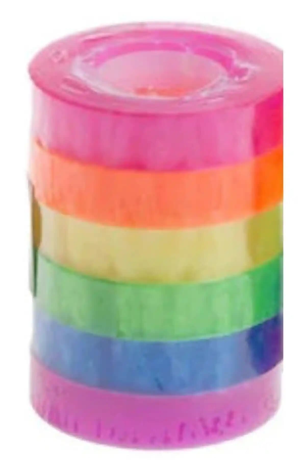 Mikro Gökkuşağı 6'lı Renkli Bant Deba ile Çok Yönlü ve Estetik Çözüm