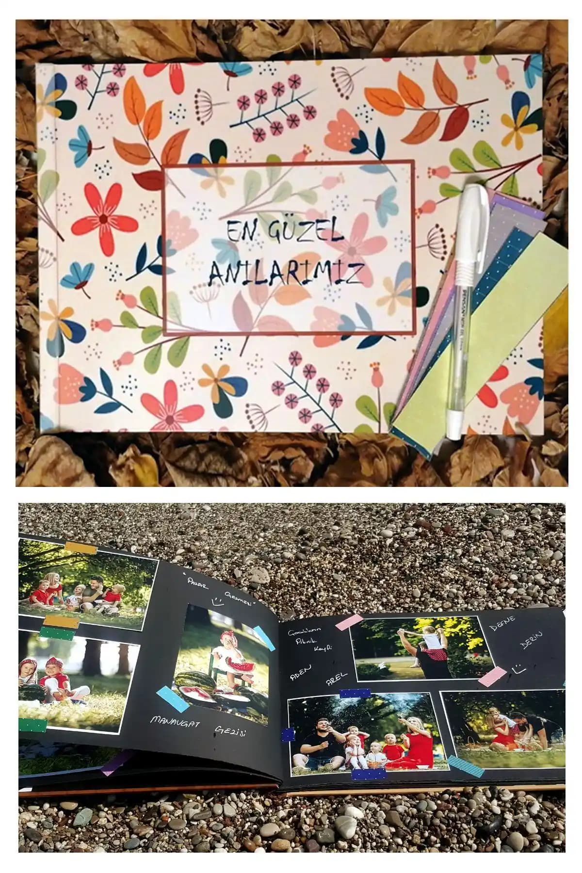 NATUREL Şık ve Dayanıklı Anı Albümü ve Defteri ile Anılarınızı Koruyun