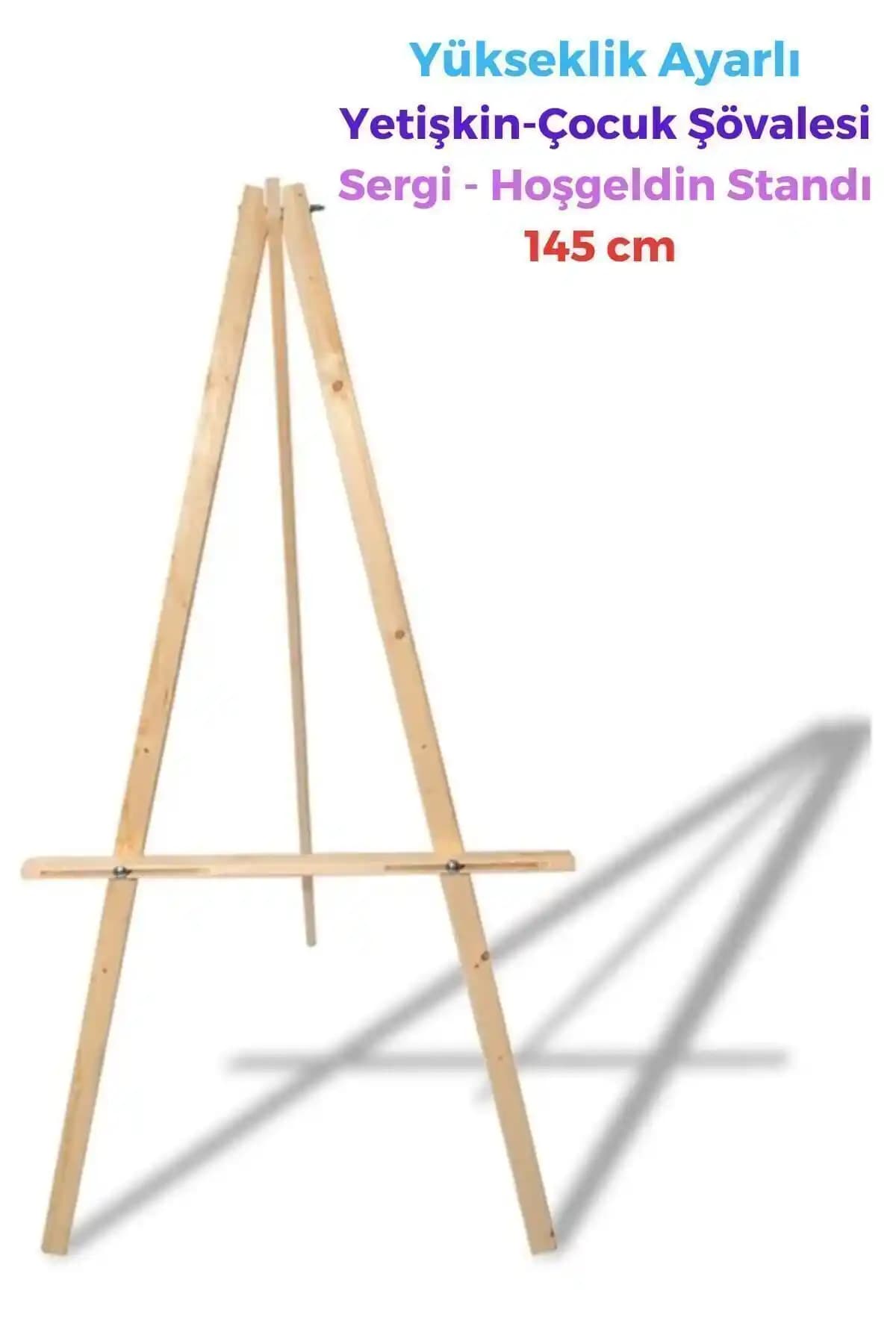 O&S Eğlen-Üret Ahşap Şövale ve Resim Sehpası – Çok Yönlü ve Dayanıklı Sanat Malzemesi