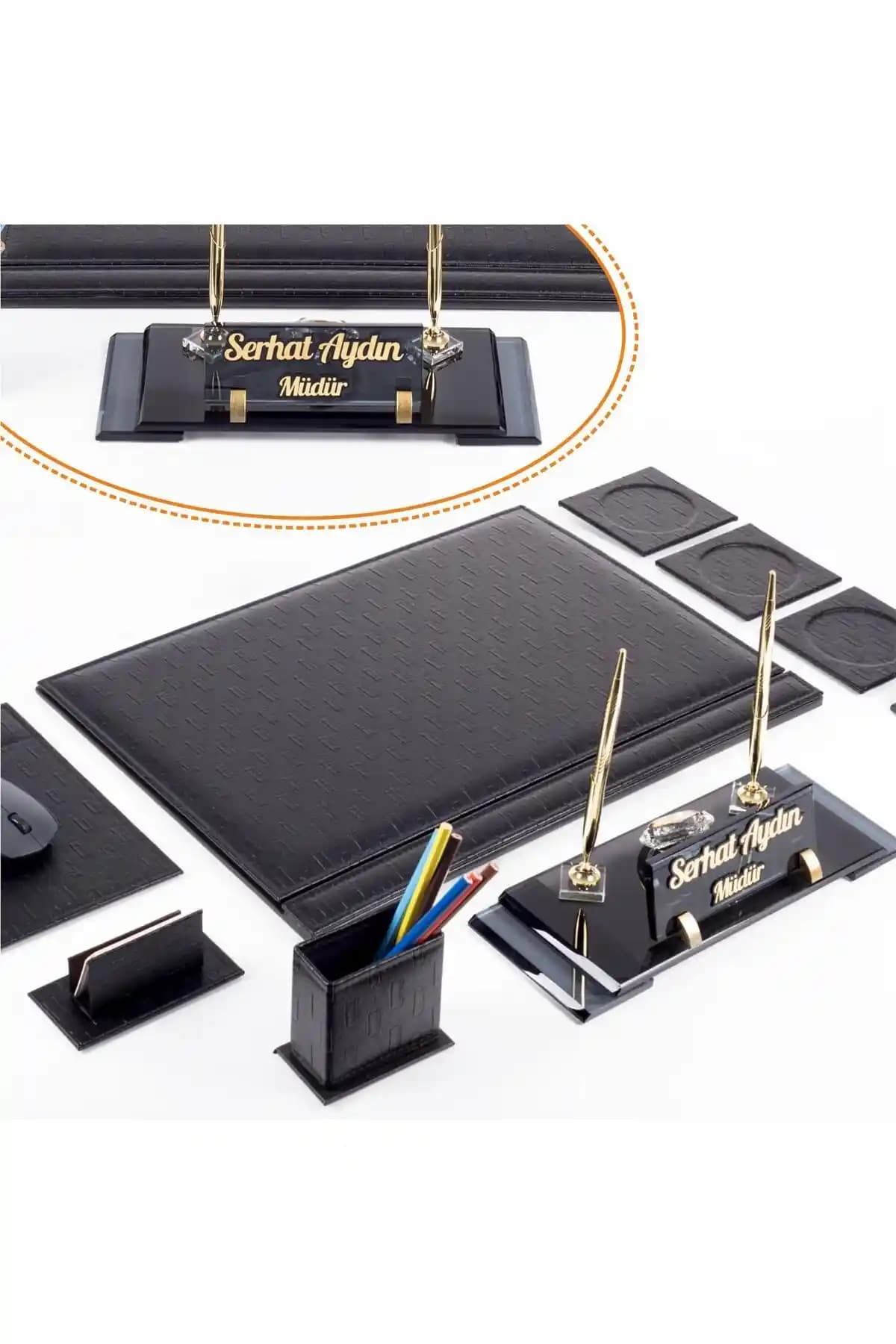 Ofistike Siyah Hasır Sümen Takımı: Modern ve Şık Ofis Dekorasyonu İçin Ideal Seçenekler